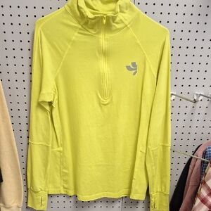 The Color Run Long Sleeve Partial Zip Top Size Large